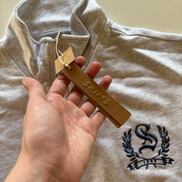 NWT Skims Lightweight Fleece Zip Up - Picture 3 of 4